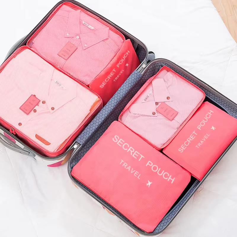 6 Pcs Travel Storage Bags