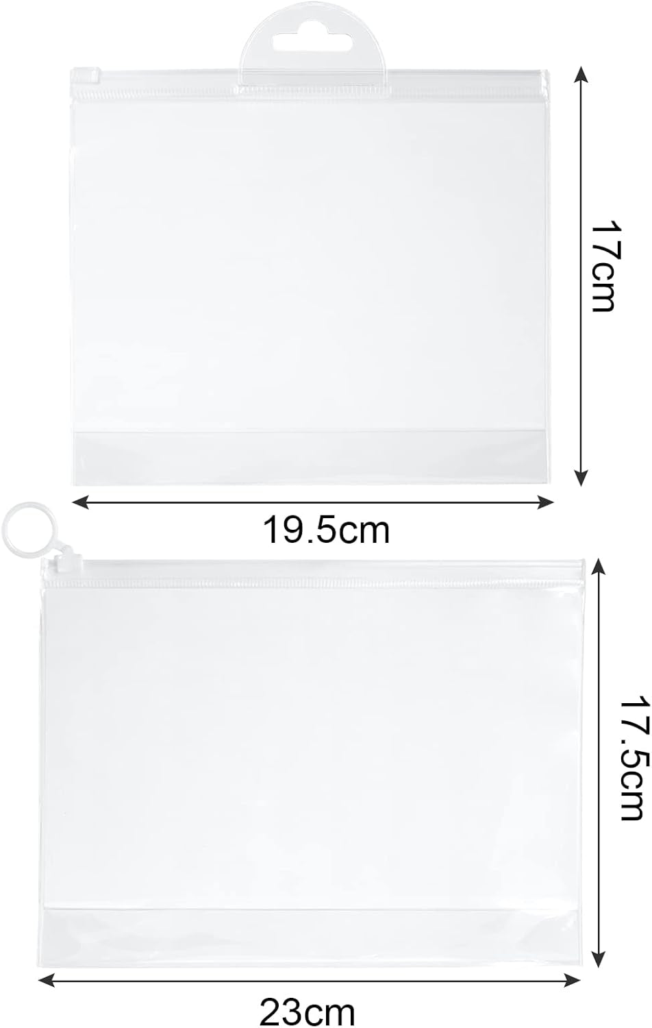 4 Pcs Clear Travel Toiletries Bag