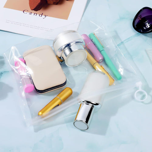 4 Pcs Clear Travel Toiletries Bag