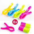 8Pcs Plastic Towel Clips