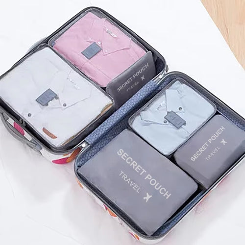 6 Pcs Travel Storage Bags