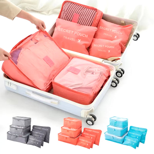 6 Pcs Travel Storage Bags