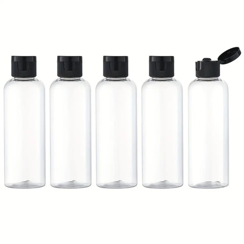 5PCS 30/50/100ML Refillable Transparent Bottle